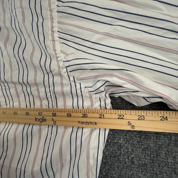 Gitman Bros Tom Wade USA Button Up Shirt Long Sleeve Striped Colorful 15.5 34 - Picture 6 of 16